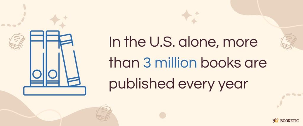 In the U.S. alone, more than 3 million books are published each year